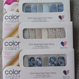 NWT Color Street Nail polish strips bundle